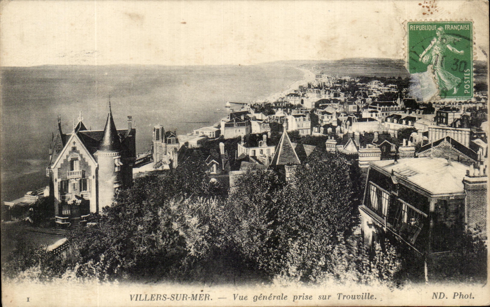 Villers-sur-Mer — Allgemeine Ansicht von Trouville — ND. Phot.
