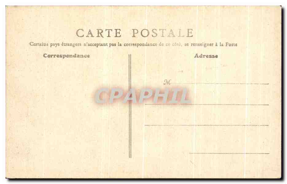 CPA Angers Place Andre Leroy Universite Catholique  — Rückseite