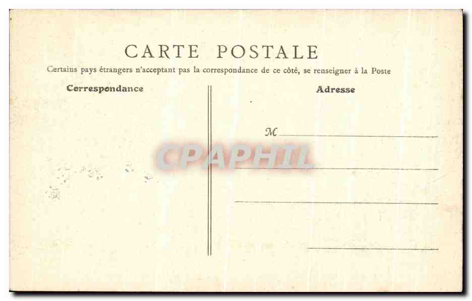 CPA Angers Le Jardin Des Plantes Le Bassin Et La Balustrade — Rückseite