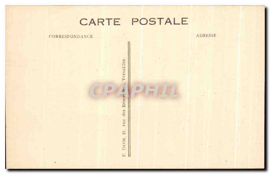 CPA Chateau de La Malmaison La Roseraie — Rückseite