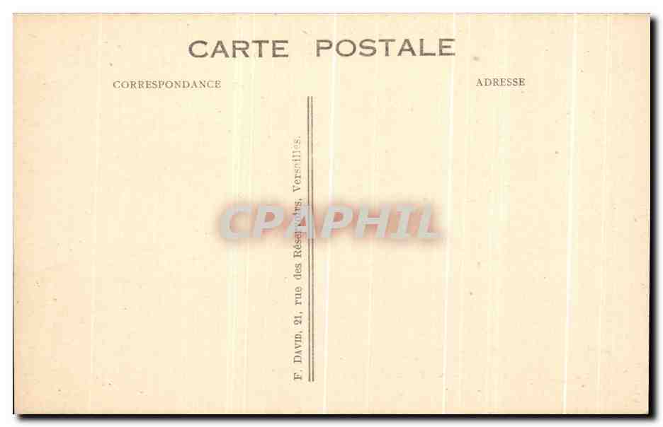 CPA Chateau de la Malmaison Salle a Manger  — Rückseite
