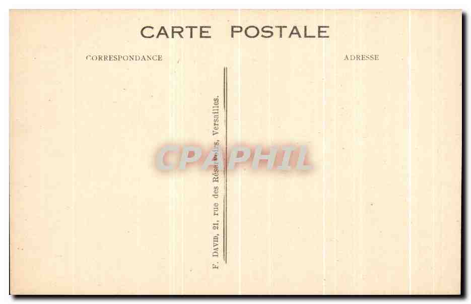 CPA Chateau de La Malmaison La Salle de Billard Le Premier Consul Tapisseries de Beauvais Napoleon 1er — Rückseite