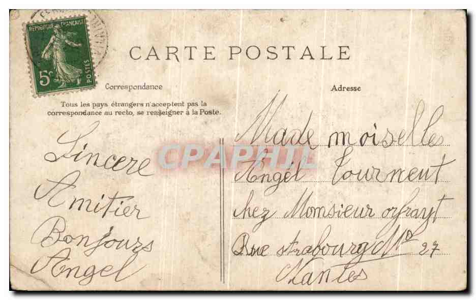 CPA Nos Vieux Bretons Le fabricant de balais Retour de la foret de Nevet a Plogonnec TOP — Verso