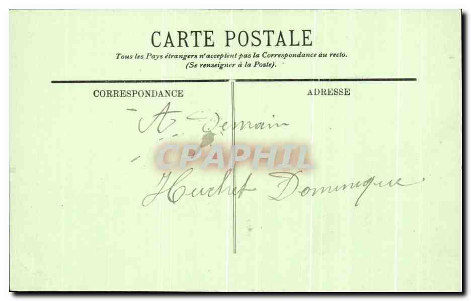 CPA Asnieres L'Entree du Pont Charette a ane — Rückseite