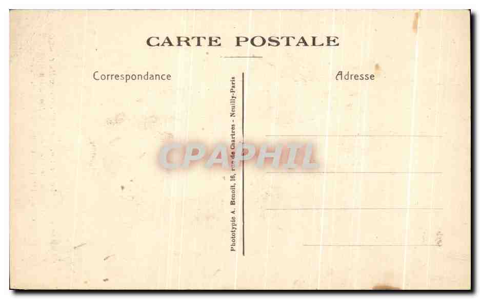 CPA Eglise d'Elisabethville Par Aubergenville dediee a Ste Therese de l'Enfant Jesus  — Back
