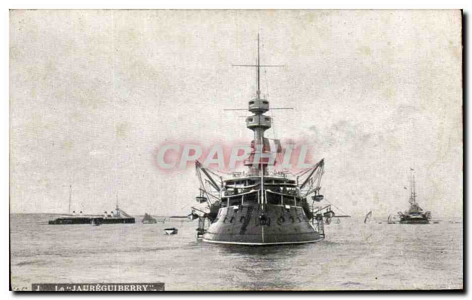 CPA Le Jaureguiberry Bateau Guerre 