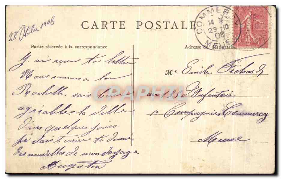 CPA La Rochelle Un Coin Du Port De Peche Le quai Duperre Bateaux de peche  — Verso