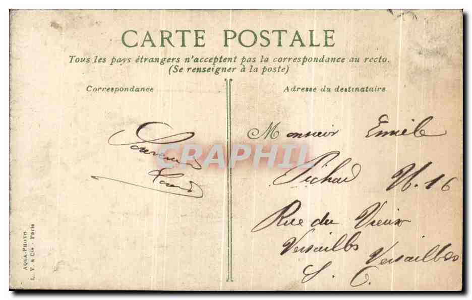 CPA Le Havre La Provence En Cale Seche Bateau  — Rückseite