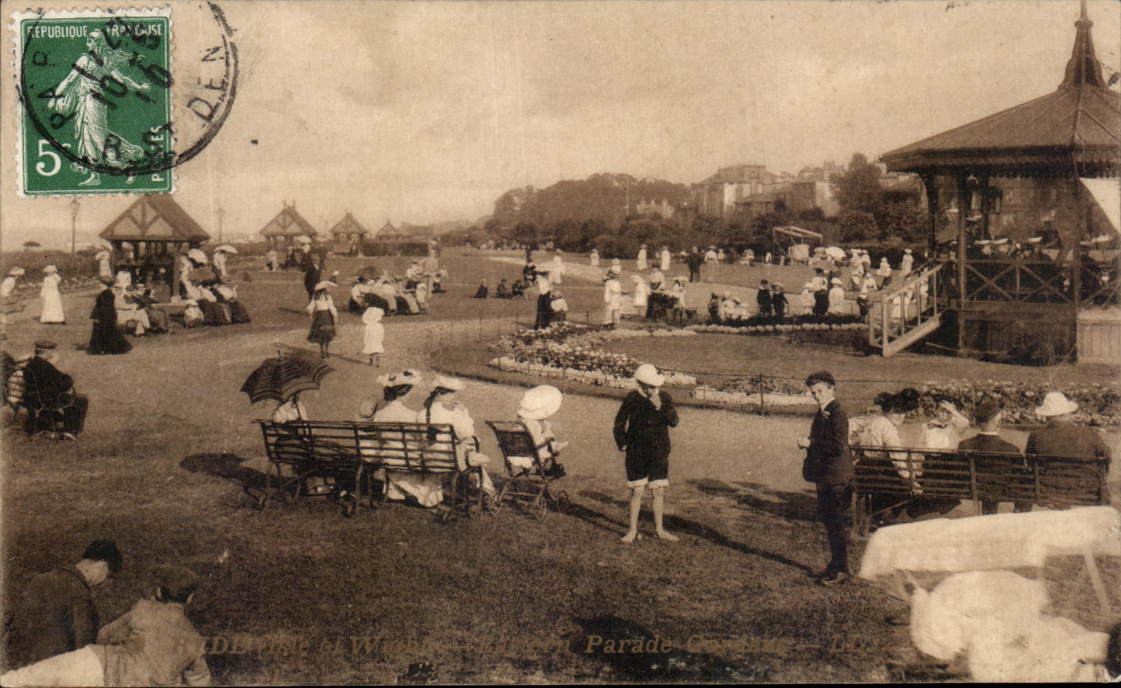 CPA Ryde isle of Wight Eastern parade gardens 