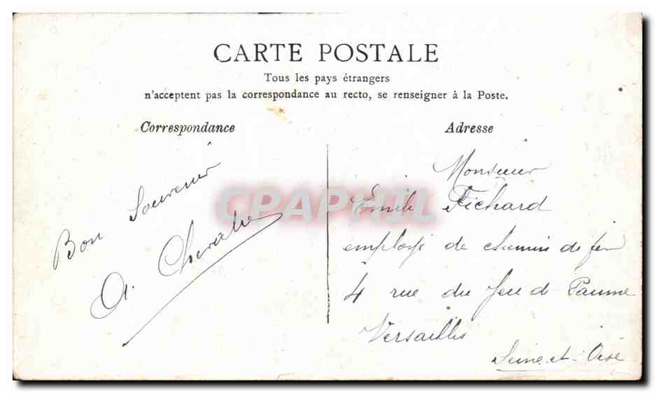 CPA Oudja Maroc Les terrasses et une rue  — Back