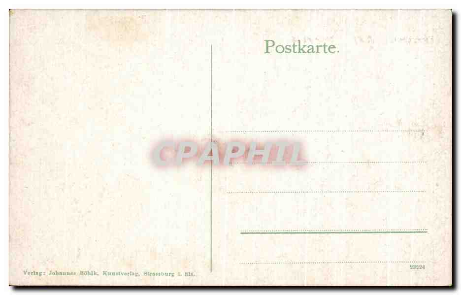 CPA Srassburg Universite — Verso