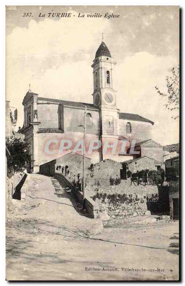 CPA La Turbie La Vieille Eglise