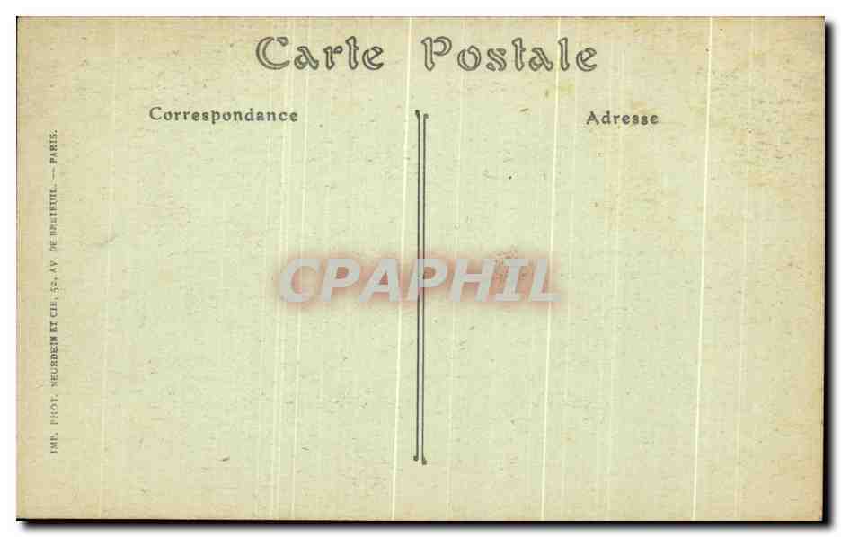 CPA Nice Les Rues de Pont Vieux et Mascoina — Rückseite