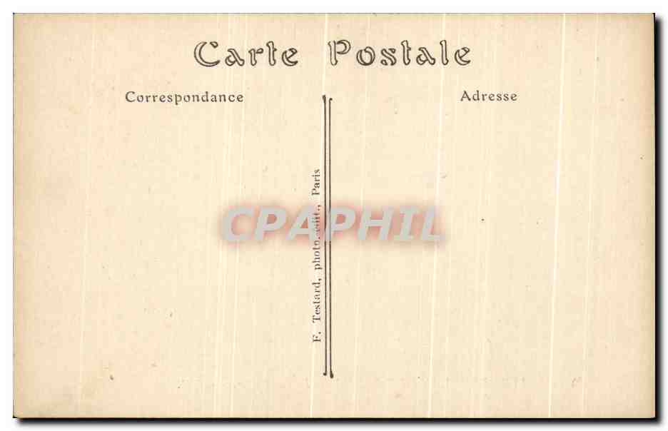 CPA Abbaye Des Vaux De Cernay La Fontaine  — Back