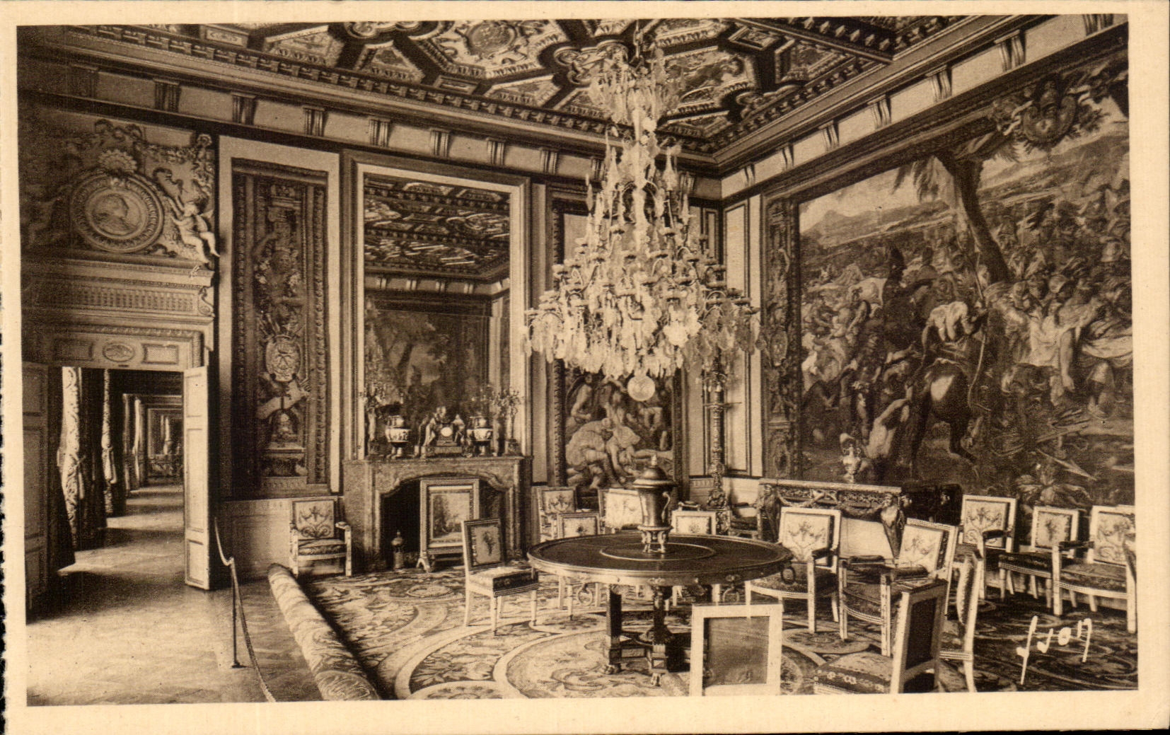 Fontainebleau (Seine-et-Marne) — El Palacio - Salón del Papa — Les Éditions d'Art