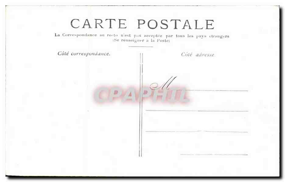 CPA Paris Le Place de la Concorde — Rückseite