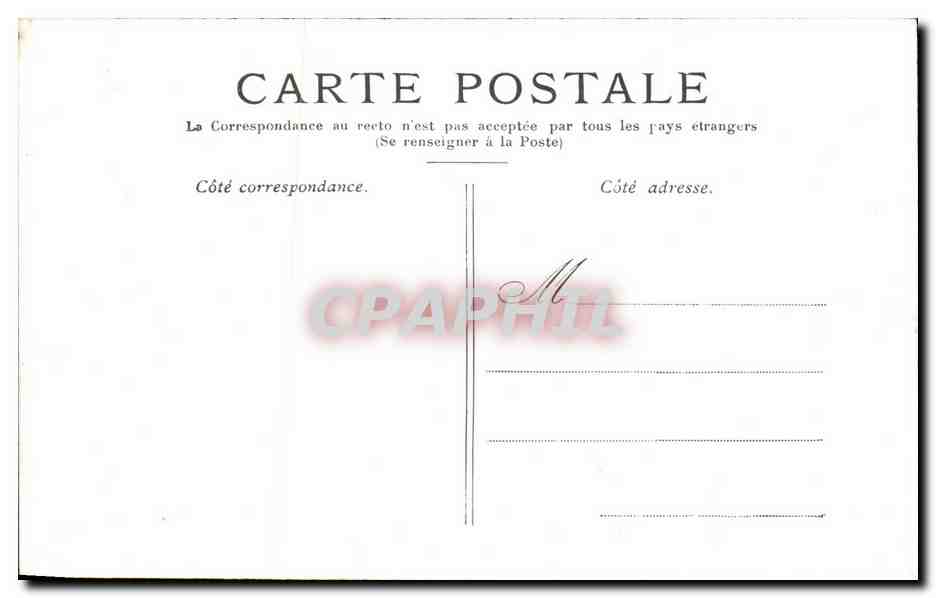 CPA Paris Le Pont au Change et la Conciergerie — Verso