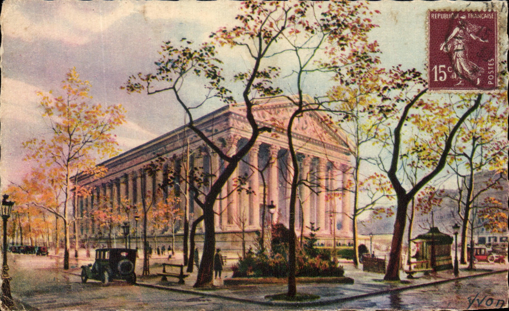 CPA Paris En Flanant Eglise De La Madeleine Yvon 