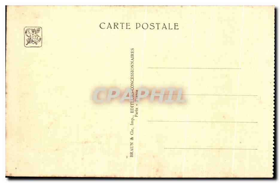 CPA Expostion Coloniale Internationale Paris 1931 Pavillon Du Cambodge — Rückseite