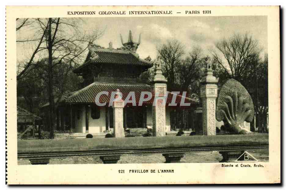 Pabellón de Annam — Exposición Colonial Internacional — París 1931