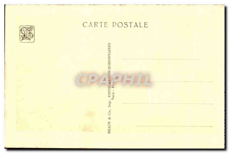 CPA Expostion Coloniale Internationale Paris 1931 Algerie Minaret — Rückseite
