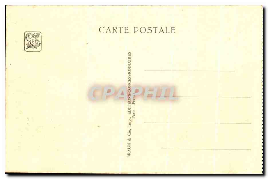 Exposition Coloniale Internationale — Paris 1934 — Algérie — Pavillon Côté Sud-Algérien — Charles Montaland, Arch. — Rückseite