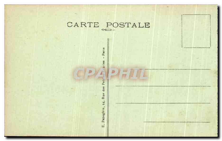 CPA Paris L'Arc de Triomphe et la Tombe du Soldat Inconnu — Rückseite