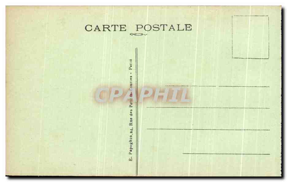 CPA Paris Le Tombeau de napolean 1er Aux Invalides — Rückseite