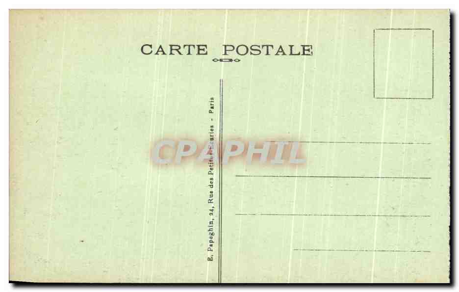CPA Paris Le Boulevard et la Porte Saint Denis Automobile Taxis — Rückseite