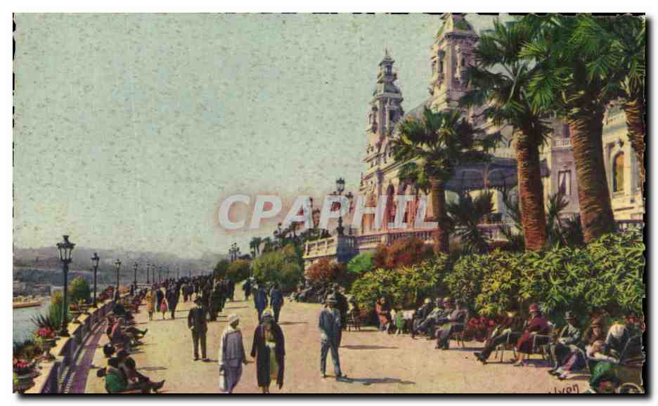 CPA Monte Carlo Le Casino et les Terrasses Monaco