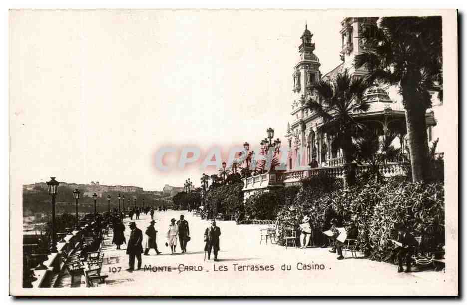 CPSM Monte Carlo Les terrasses du Casino