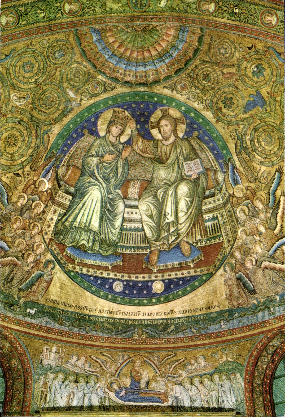 CPM Roma Basilica di S Maria Mosaico dell Abside