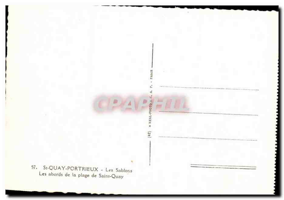 St-Quay-Portrieux — Les abords de la plage de Saint-Quay — C.A.P. - Paris — Reverso