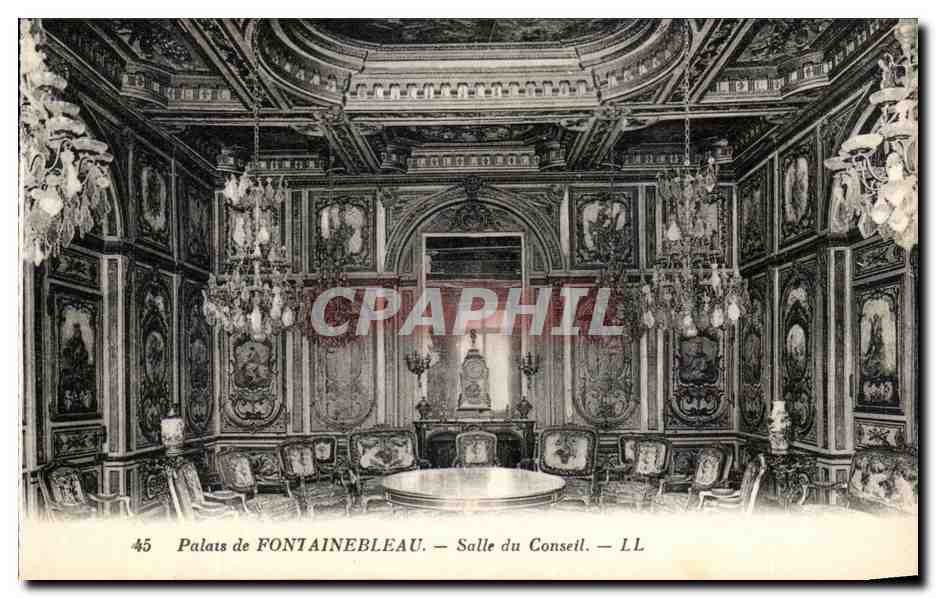 CPA Palais de Fontainbleau Salle du Conseil