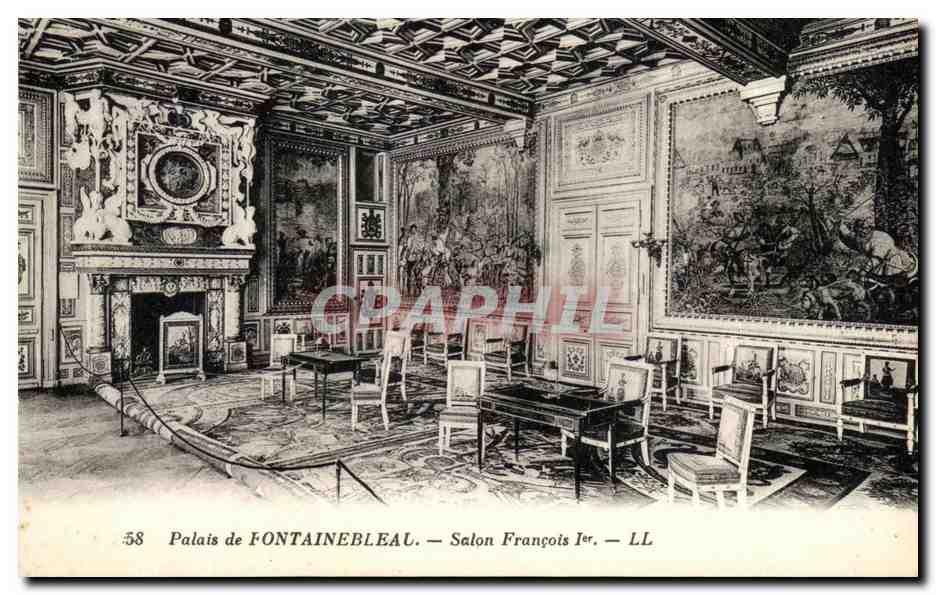 Palais de FONTAINEBLEAU — Salon François Ier — LL