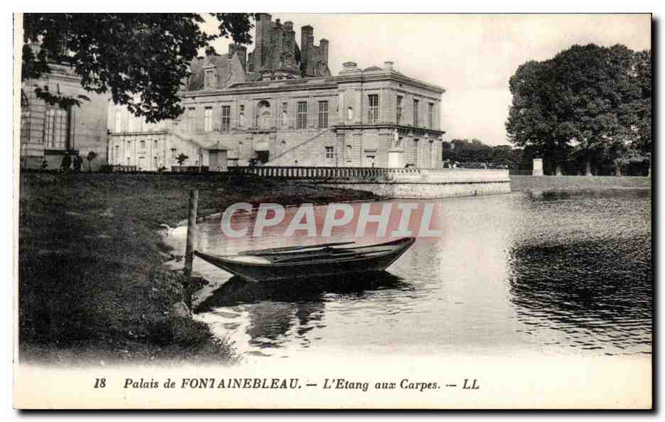 Palacio de FONTAINEBLEAU — El Estanque de las Carpes — LL