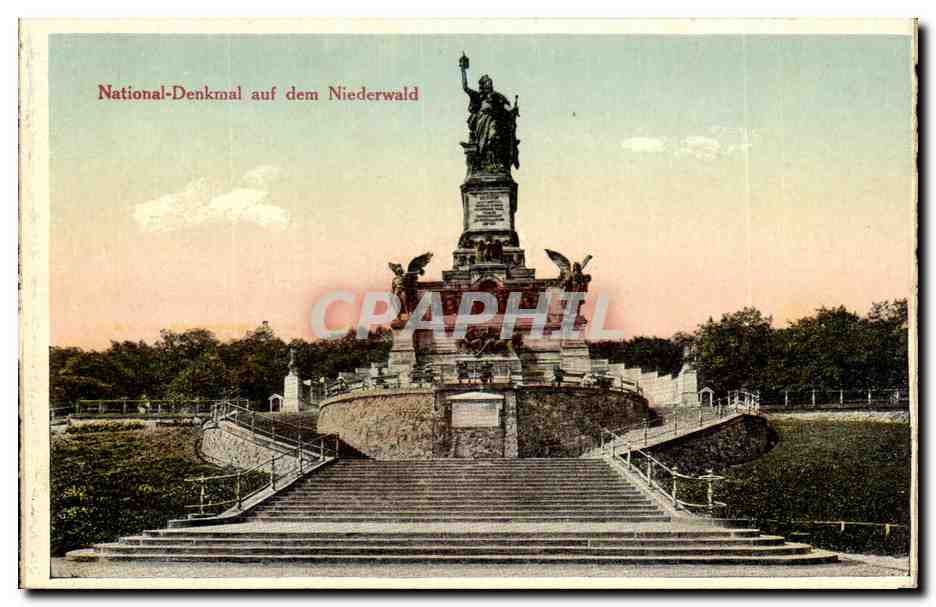 CPA National Denkmal auf dem Niederwald