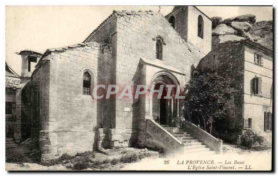 Les Baux — L'Église Saint-Vincent — LL