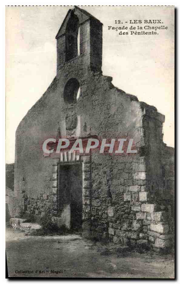 Les Baux. Façade de la Chapelle des Pénitents — Collection d'Art 'Magali' n°12