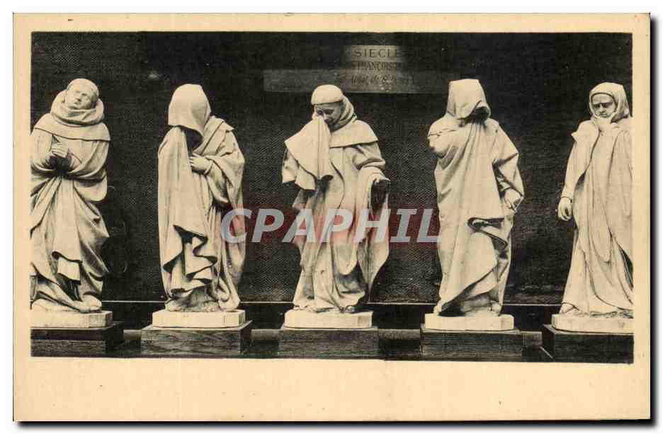 CPA Musee de Dijon Pleurants du Tombeau de Jean Sans Peur et de Philippe le Hardi 