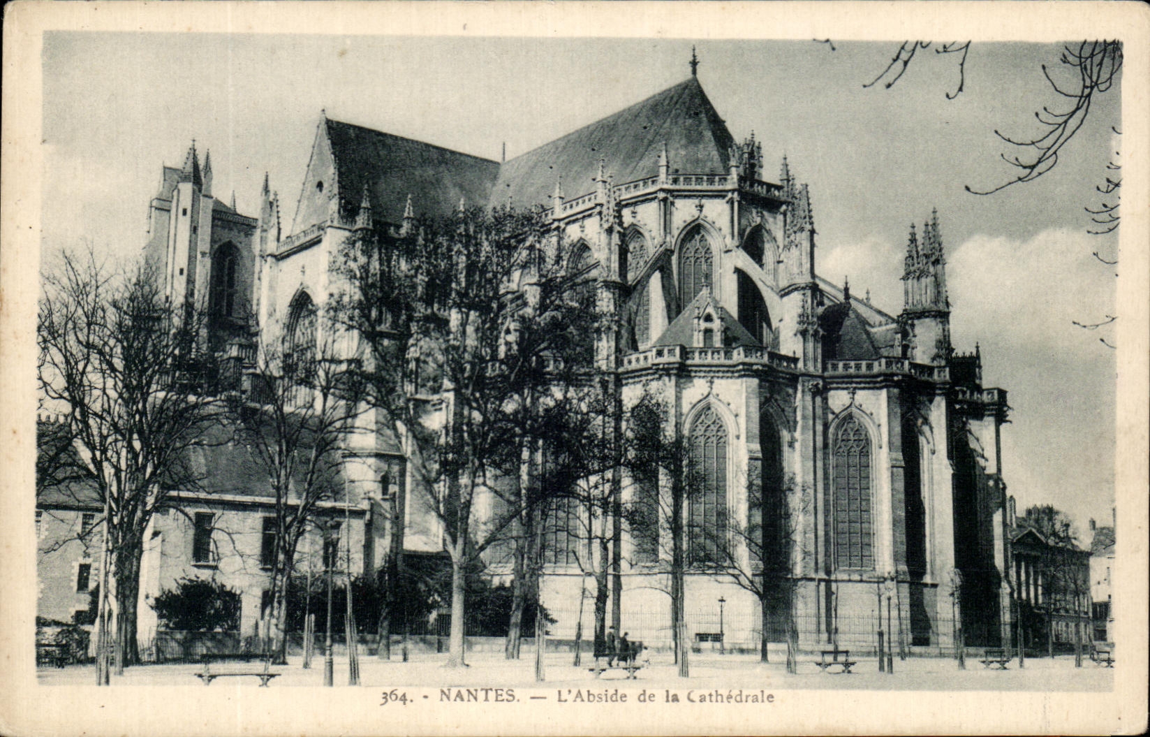 CPA Nantes L'Abside de la Cathedrale