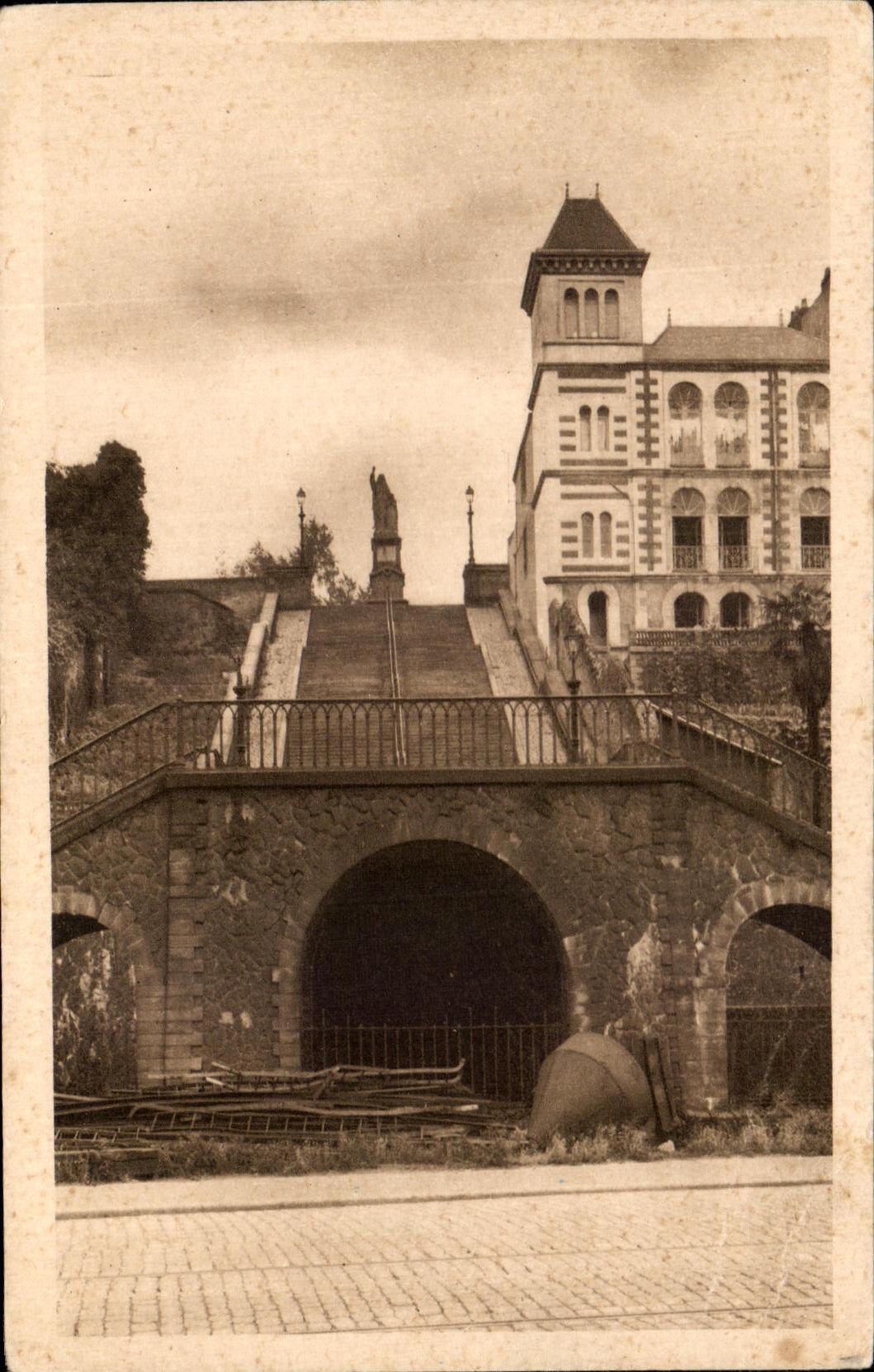 CPA Nantes Escalier des Marches 
