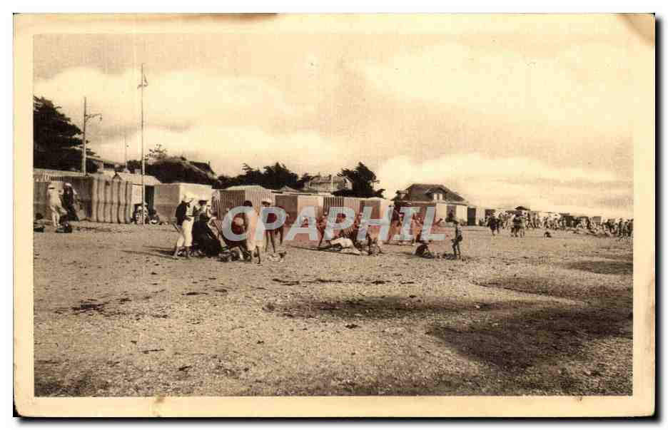 CPA La Bernerie Un Coin de la Plage