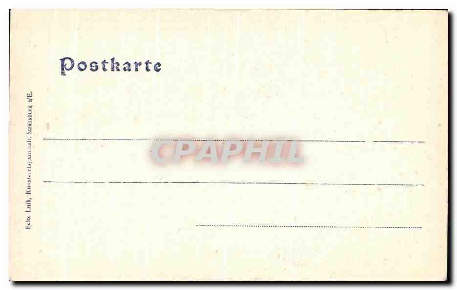 CPA Strassburg Munster Kanzel La Cathedrale Chaire — Verso
