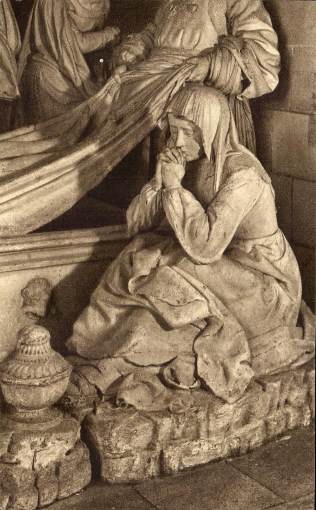 CPA Les Saints De Solesmes Sainte Madeleine (1496)