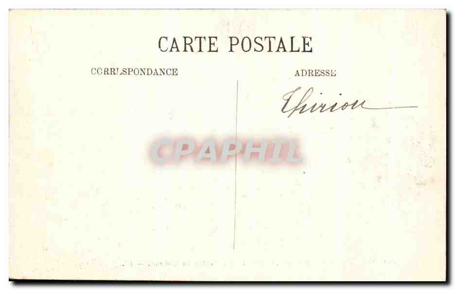 CPA Compiegne Vue prise sous la Tpnnelle et l'Escalier du Chateau — Verso