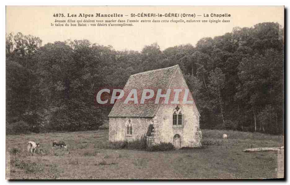 CPA Les Alpes Mancelles St Ceneri de Gere La Chapelle 