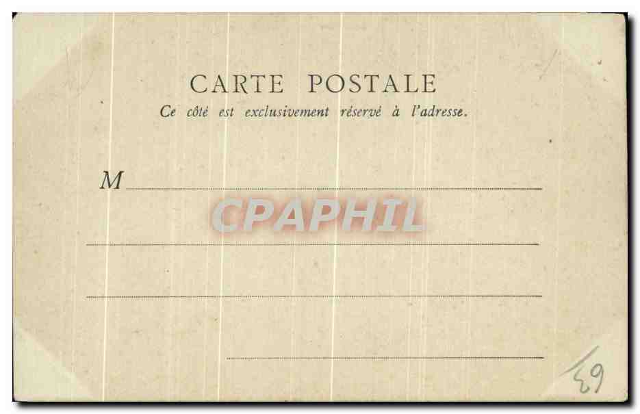 CPA Mont Dore La Grande Cascade — Verso