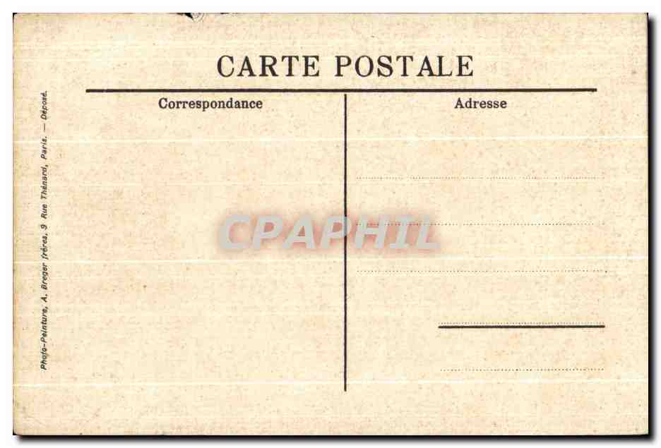 CPA Langeais Le Theatre (carte toilee) — Rückseite