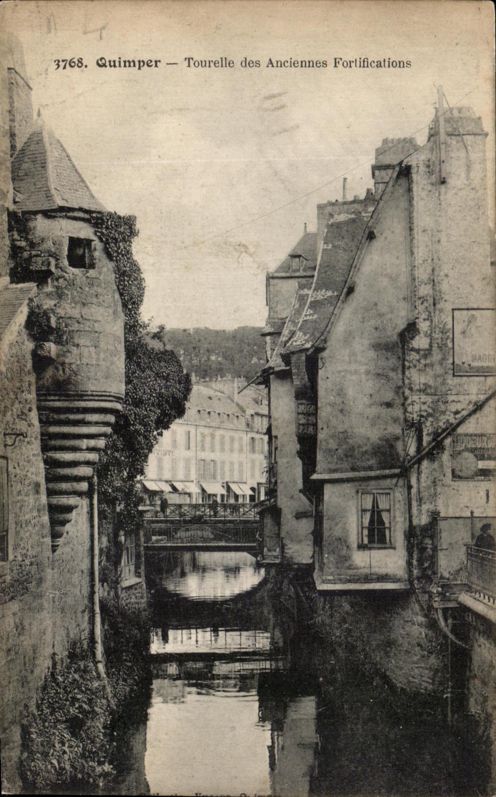 CPA Quimper Tourelle des Anciennes Forifications